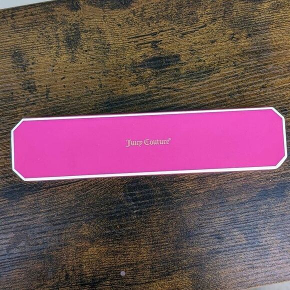 Juicy Couture Y2K Rare Metallic Pink Charm Puffy Heart Starter Bracelet - Picture 9 of 9